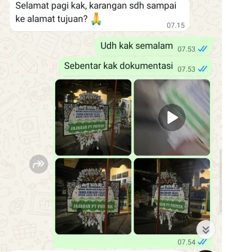 Pengiriman Papan Bunga Selamat Belu